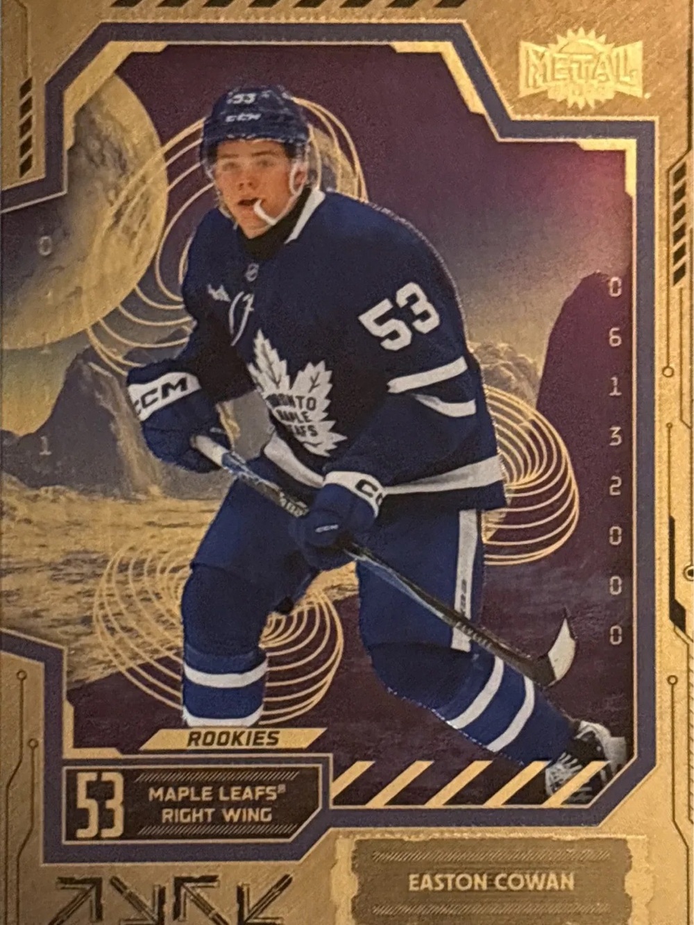 Skybox Easton Cowan Rookie Hockey Card